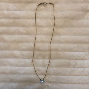 Pendant necklace with gold chain